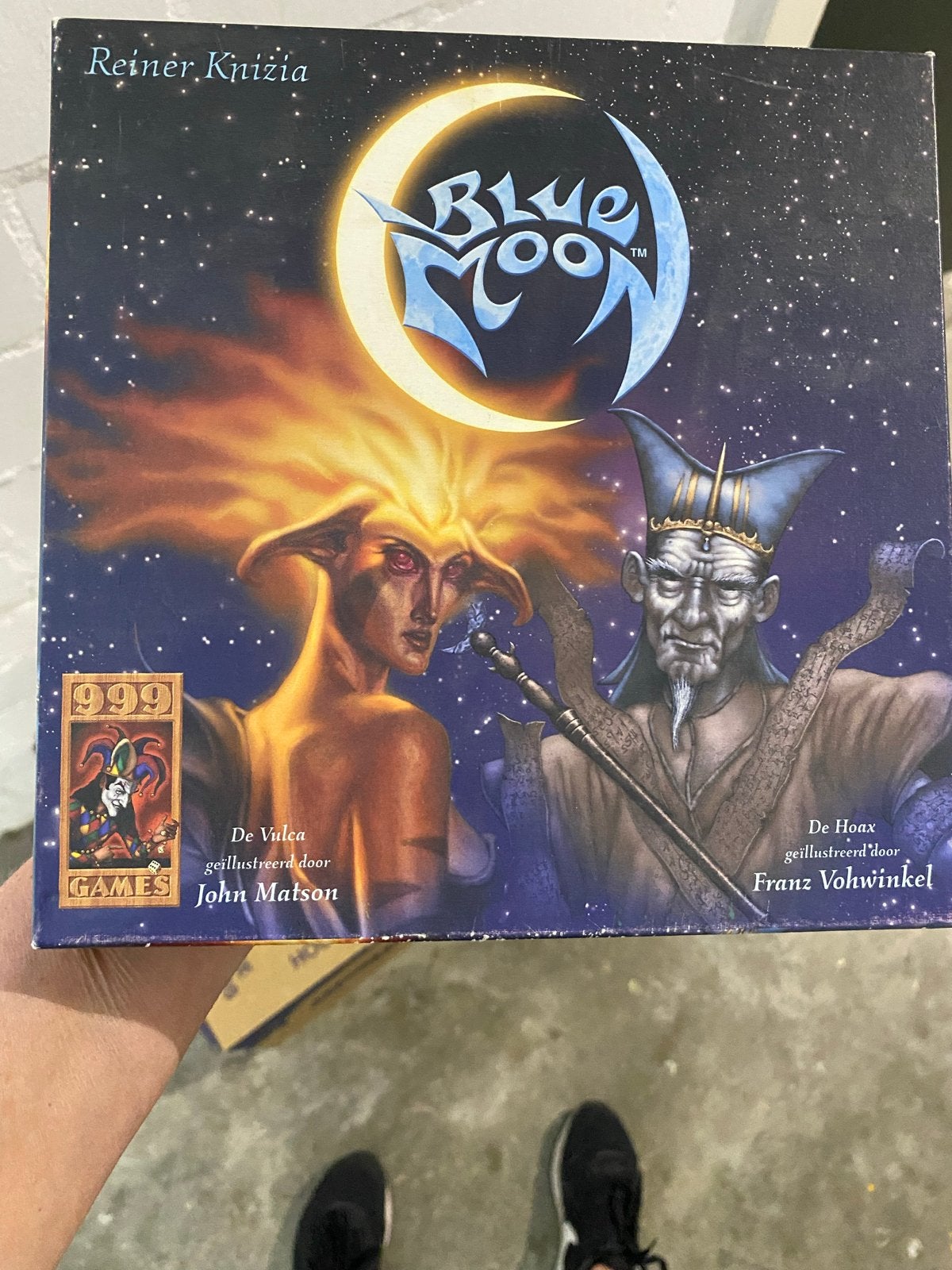 Blue Moon Bordspel - Strategisch Kaartspel voor 2 Spelers, Een of twee spelers, Ophalen of Verzenden, Zo goed als nieuw