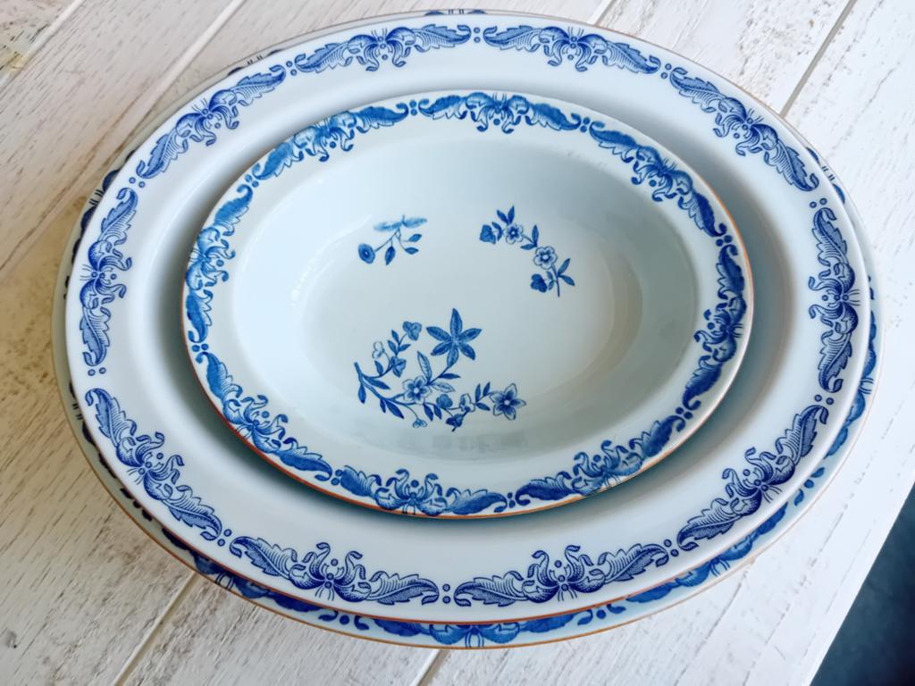 3 ovale diepe serveerschalen Rorstrand Ostindia
Puntgaaf, Huis en Inrichting, Keuken | Servies, Zo goed als nieuw, Schaal of Schalen