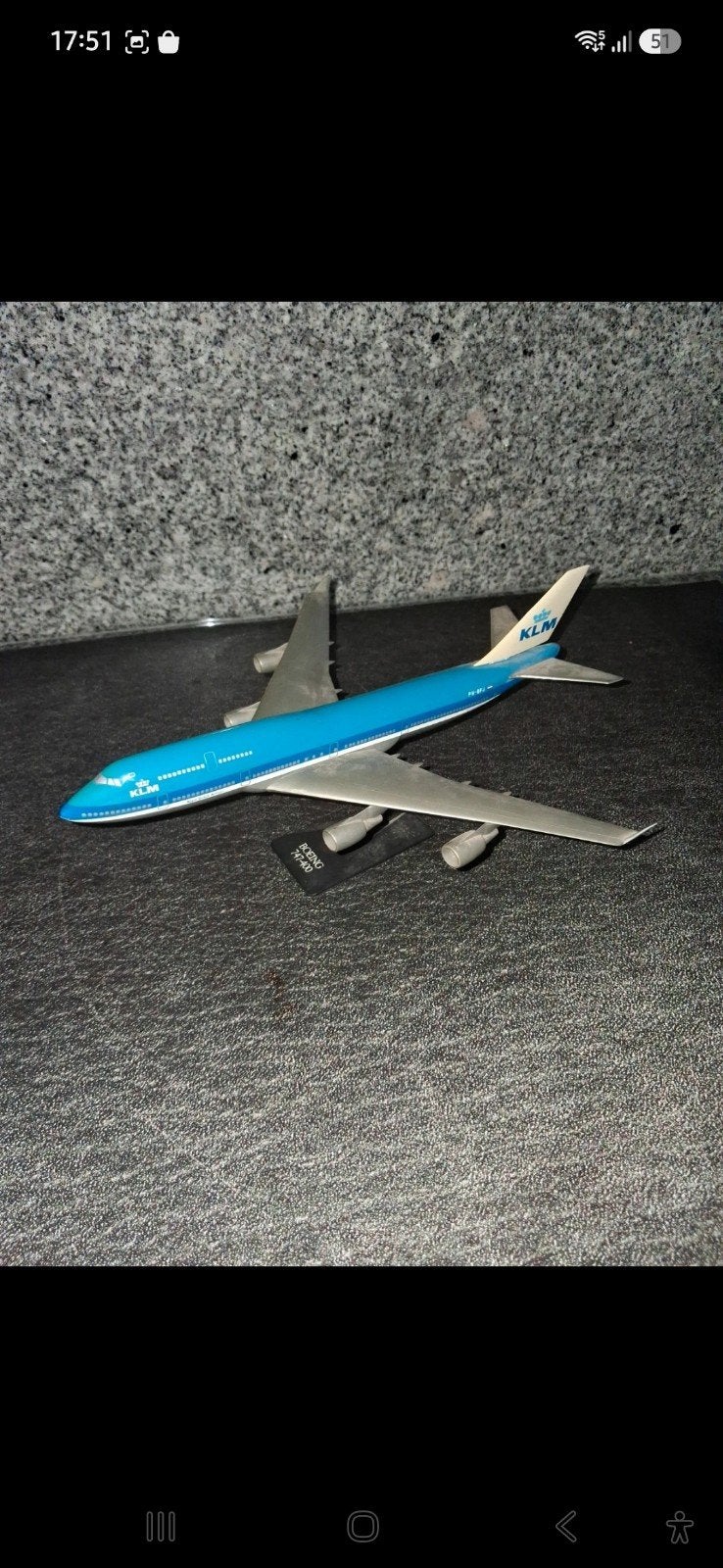 KLM boeing 747 - 400, Ophalen of Verzenden, Schaalmodel