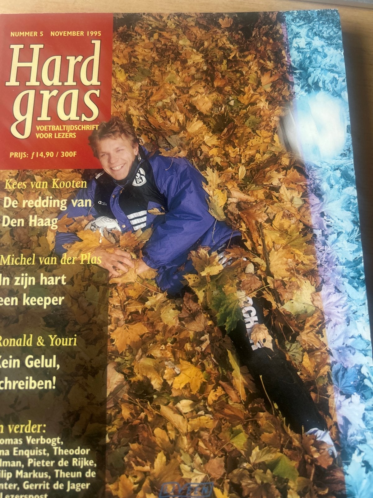 Hard Gras Voetbaltijdschrift Nummer 5 November 1995, Ophalen of Verzenden, Gelezen, Overige sporten