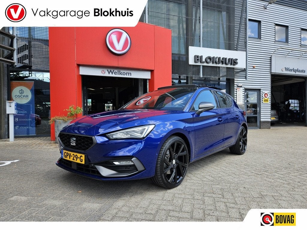 SEAT Leon 1.4 TSI eH PHEV I 19 inch I Schuifdak I Android I, Auto's, Seat, Stof, Gebruikt, 150 pk, Plug-in hybride