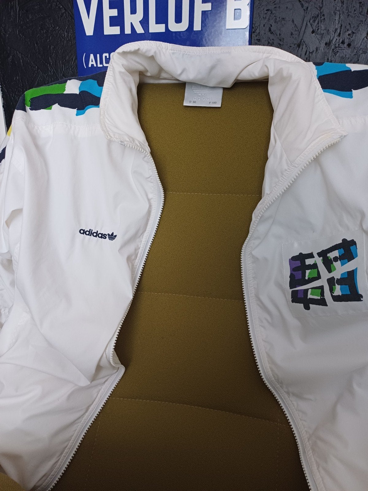 Vintage Stefan Edberg jas, Sport en Fitness, Ophalen of Verzenden, Kleding, Overige merken, L00