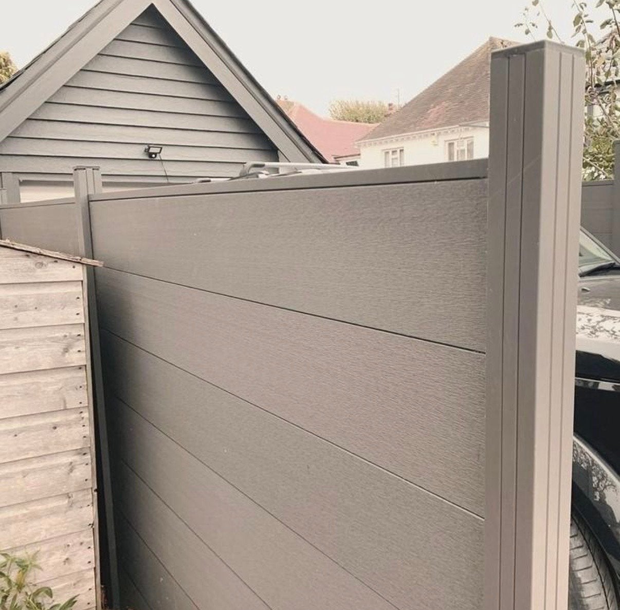 WPC Composiet Schuttingpanelen (licht grijs), Ophalen, Overige materialen, 1 tot 2 meter, 6 meter of meer