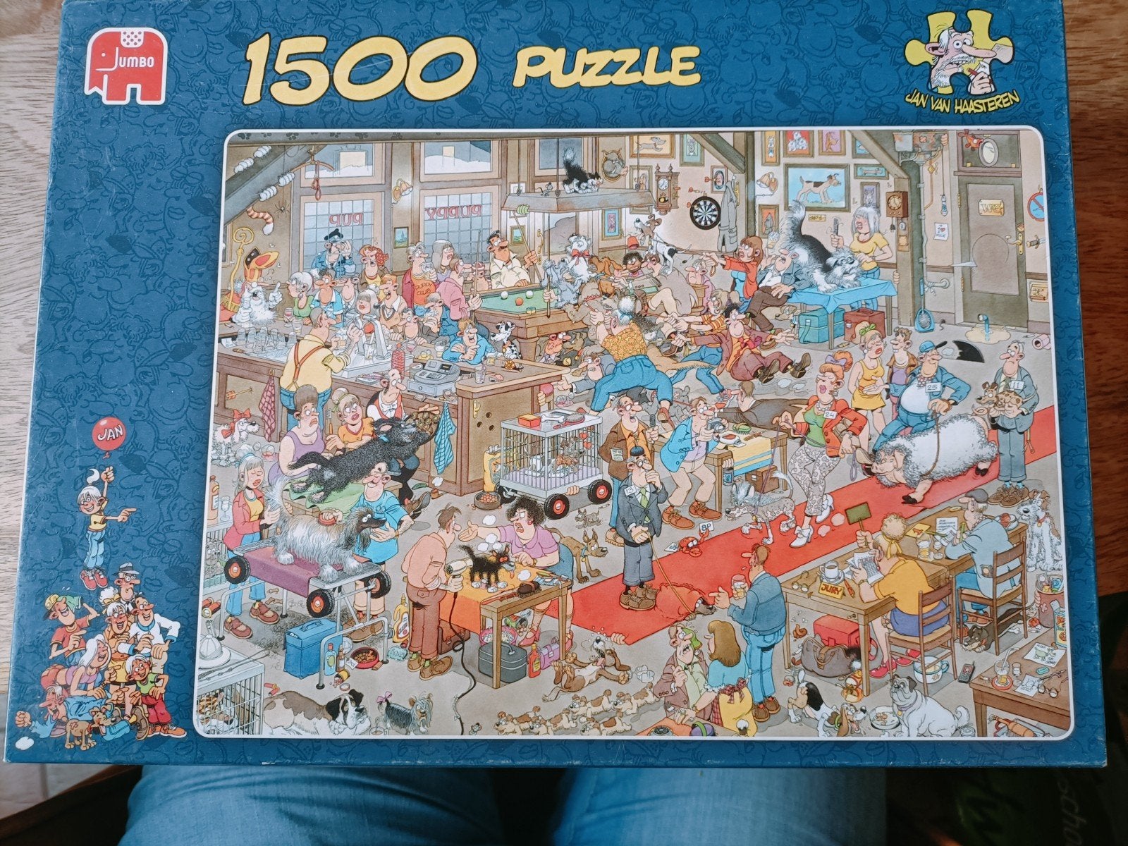 Jumbo Jan van Haasteren Puzzel 1500 stukjes, Ophalen of Verzenden, 500 t/m 1500 stukjes, Gebruikt, Legpuzzel