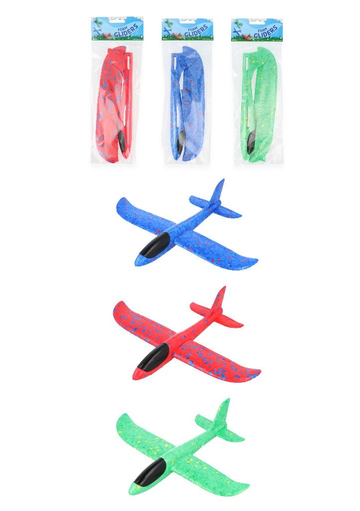 PARTIJ SCHUIM ZWEEFVLIEGTUIGEN 23CM IN 3 KLEUREN, ., Nieuw, Ophalen of Verzenden, .