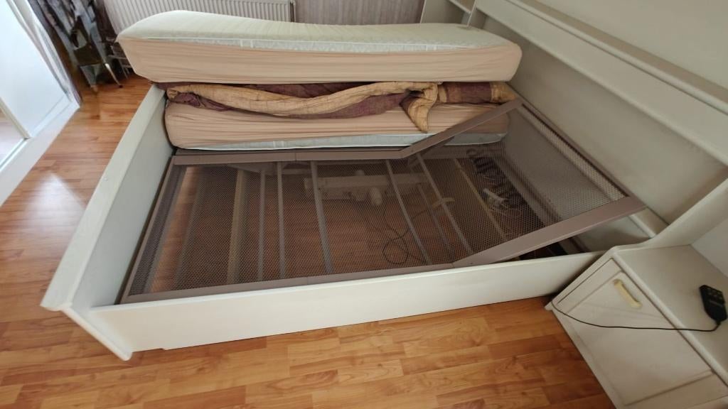 Auping spiraalbodem 90X200 2 stuks, Huis en Inrichting, Slaapkamer | Matrassen en Bedbodems, Ophalen, Gebruikt, 90 cm, Eenpersoons