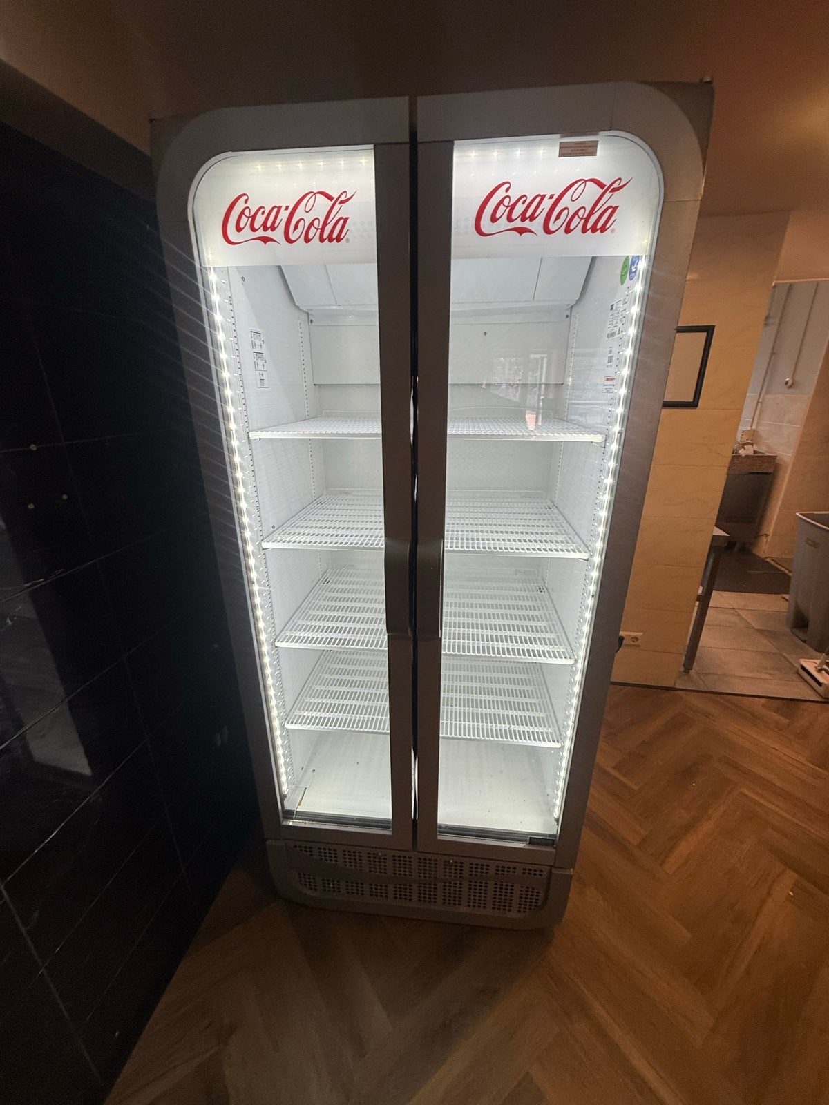 Coca-Cola Koelkast - Dubbele Deur Display Koeler, Ophalen, 200 liter of meer, 60 cm of meer, 160 cm of meer