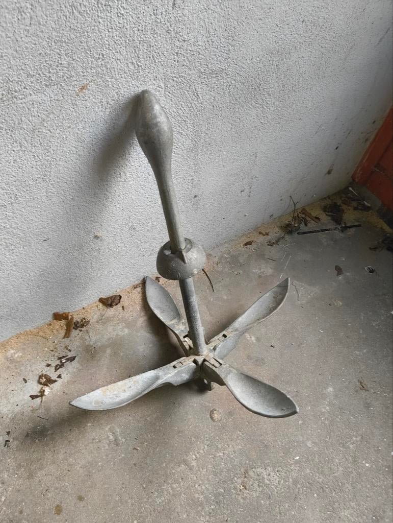 Opvouwbaar anker 6kg - Ideaal voor kleine boten, Verzenden, Gebruikt, Overige typen