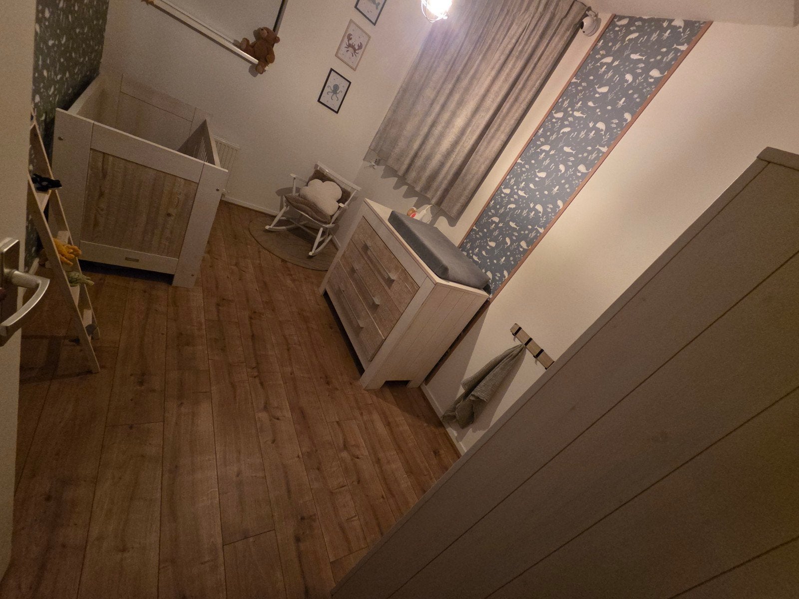 Bopita babykamer-set: ledikant, kledingkast, commode, Ophalen, Gebruikt, Jongetje of Meisje