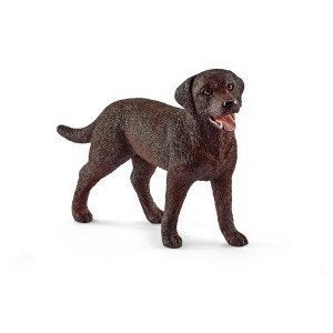 Schleich 13834 labrador donker, dierfiguur, Ophalen of Verzenden, Zo goed als nieuw, Hond of Kat, Beeldje of Figuurtje