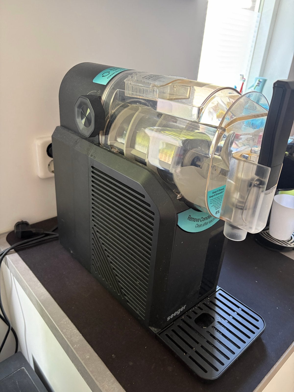 Seeger Super Slush Frozen Drinks Maker, Ophalen, Zo goed als nieuw
