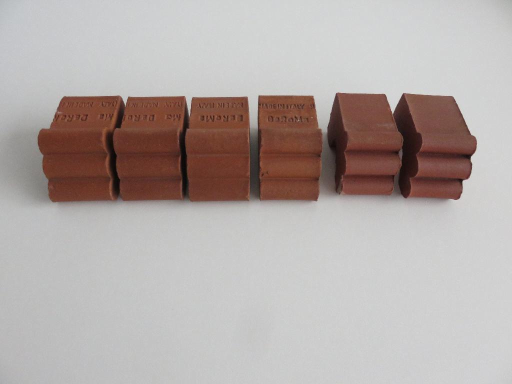 6 terracotta bloempotvoetjes, Gebruikt, Rond, Ophalen of Verzenden, Minder dan 40 cm