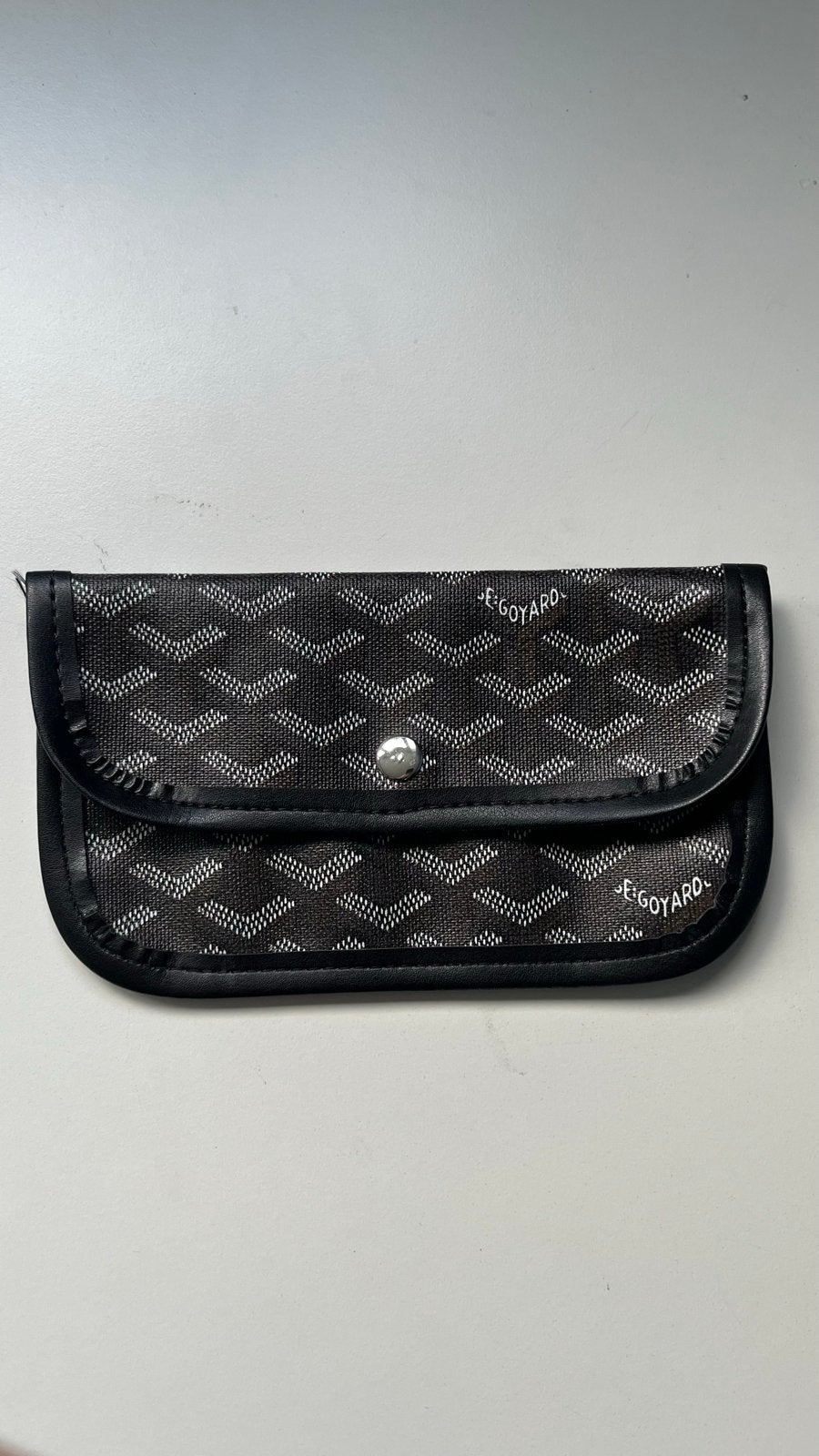 Goyard Saint Sulpice Kaarthouder Zwart, Ophalen of Verzenden, Zo goed als nieuw, Zwart, Overige typen