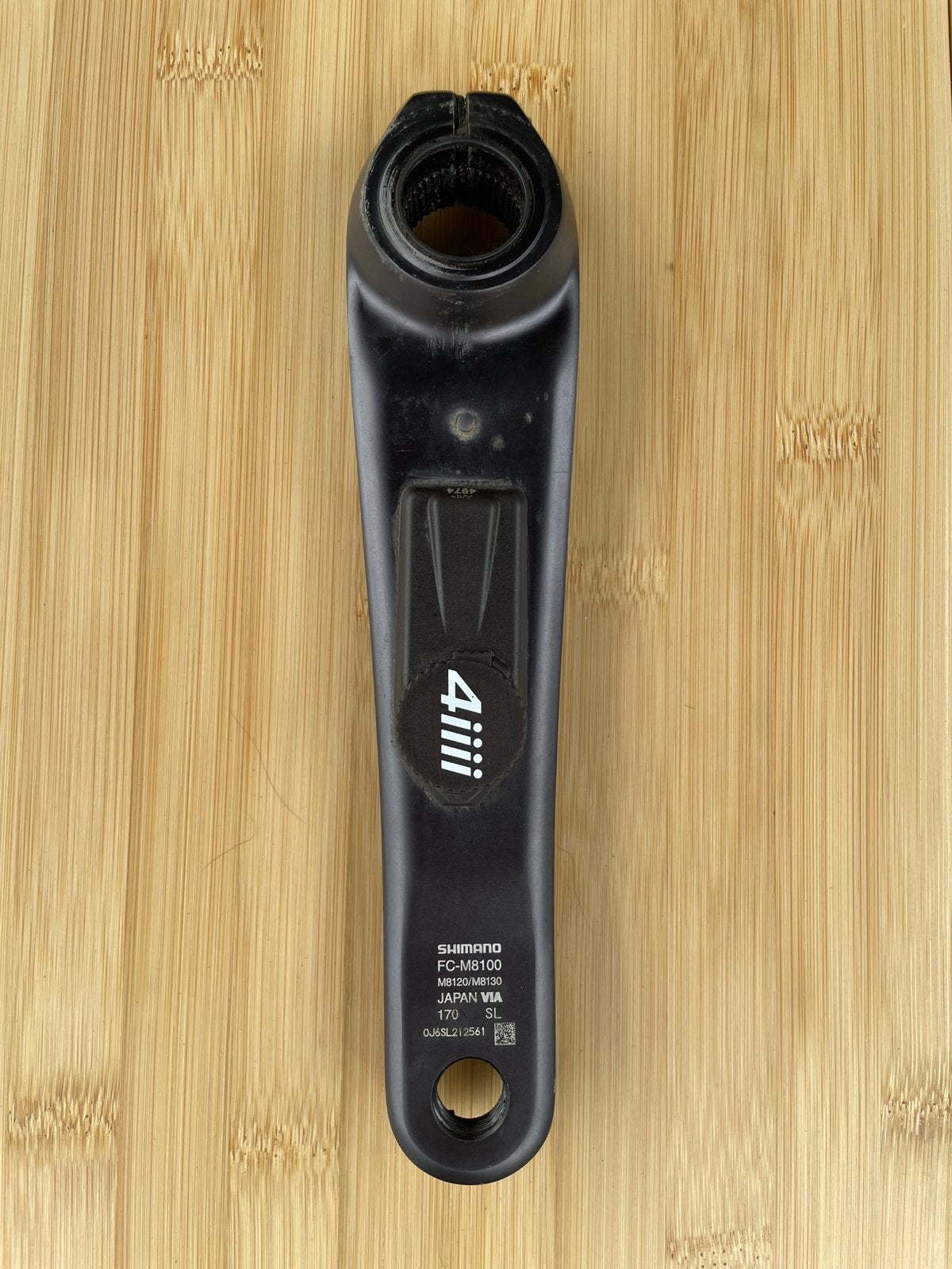 Shimano XT FC-M8100 4iiii powermeter, Fietsen en Brommers, Gebruikt, Aluminium, Mountainbike, Ophalen