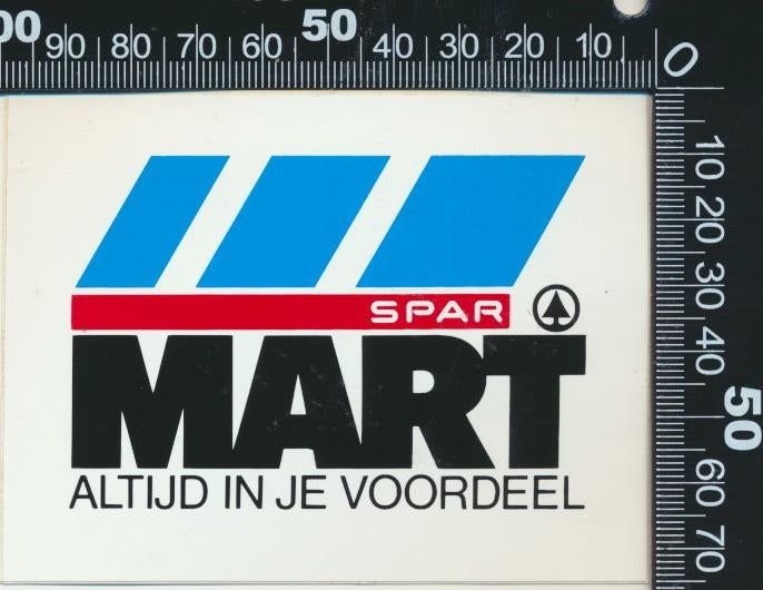 Sticker: Spar - Altijd in je voordeel, Verzamelen, Ophalen of Verzenden, Zo goed als nieuw, Bedrijf of Vereniging