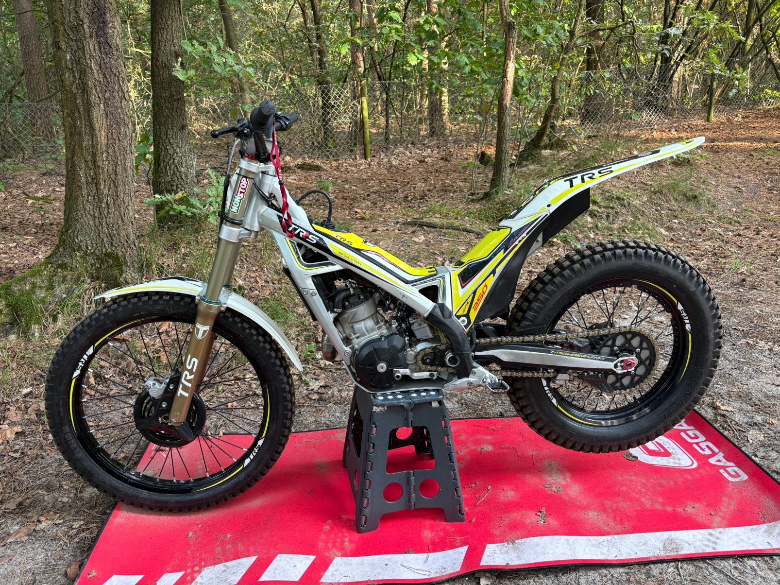 TRS one 250 trial uit 2017, Ophalen