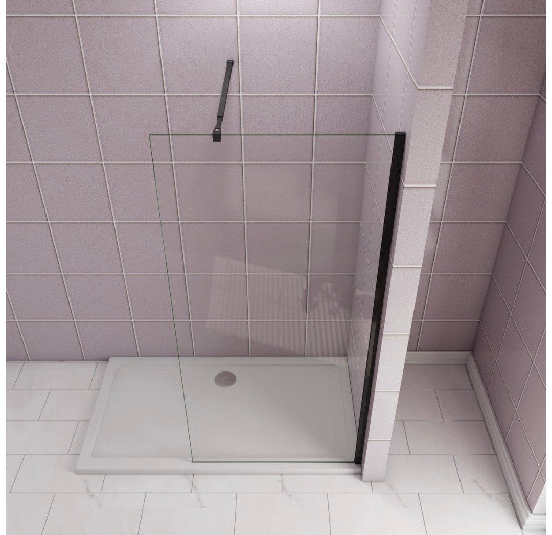 Glazen Douchewand 30cmbreed 2m lang nieuw!, Ophalen, Nieuw, 160 cm of meer, Glasplaat