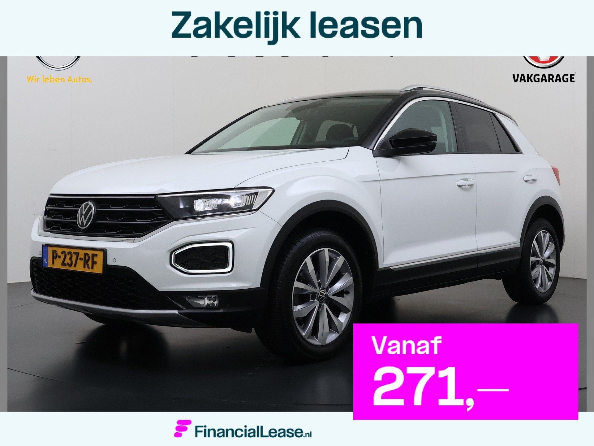 Volkswagen T-Roc 1.5TSI 150PK Sport Adap.Cruise Two Tone lak, Voorwielaandrijving, Dealer onderhouden, Stof, Gebruikt