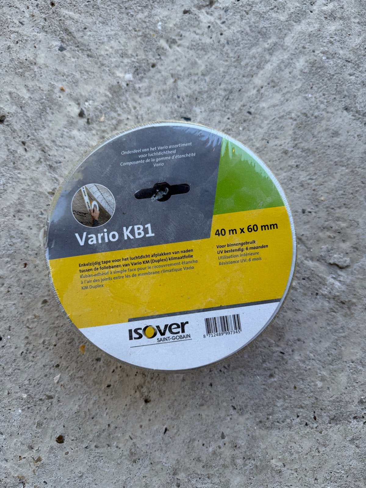 Isolatietape: Isover Vario KB1 & Pandser Toptap XS, Minder dan 4 cm, Overige materialen, Nieuw, Ophalen of Verzenden