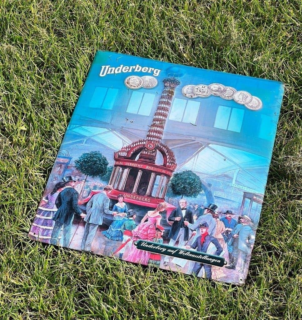Underberg reclame bord ., Ophalen of Verzenden, Gebruikt, Reclamebord