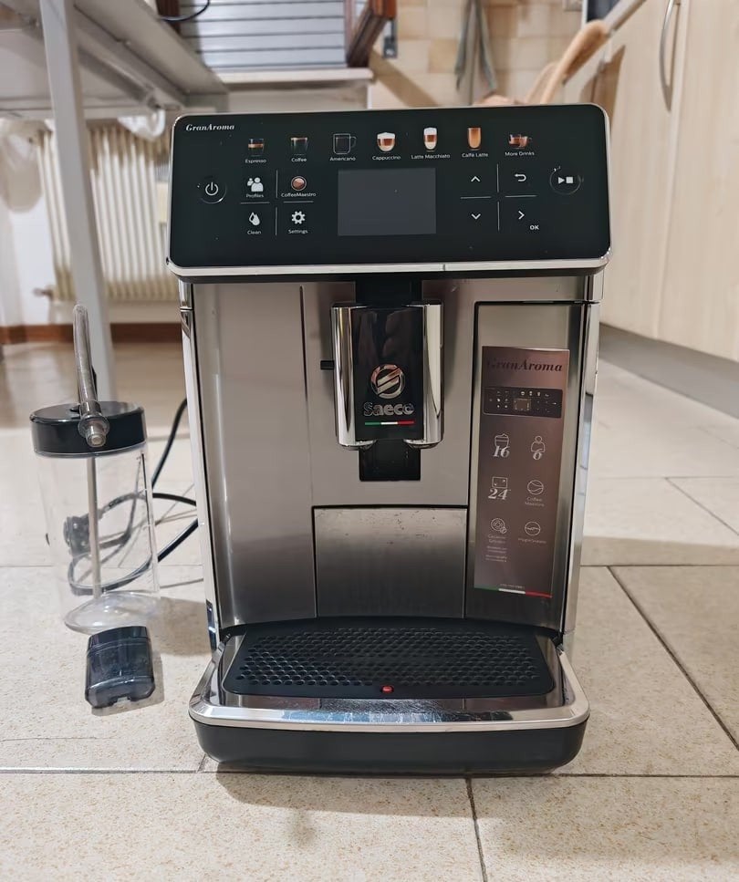 Saeco GranAroma SM6585 – volledig gereviseerd, 10 kopjes of meer, Ophalen of Verzenden, Zo goed als nieuw, Koffiemachine