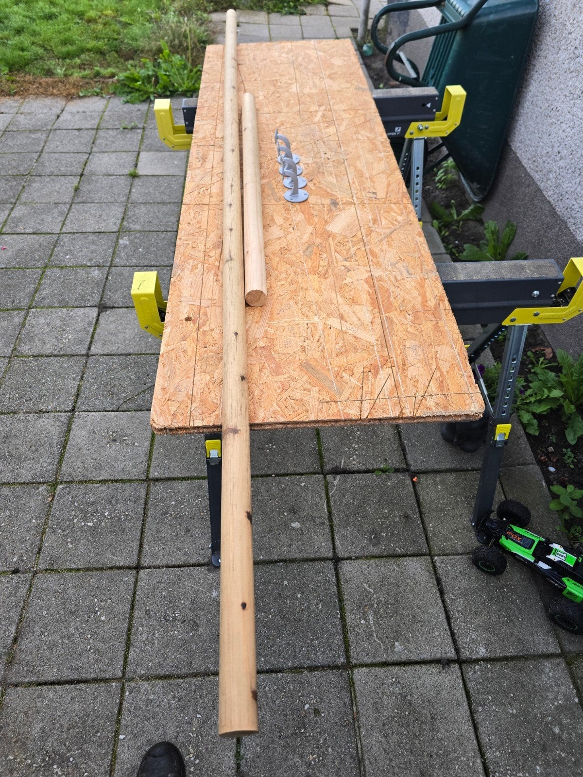 Trapleuning met 4 beugels, Ophalen, Gebruikt, Overige materialen, Overige typen