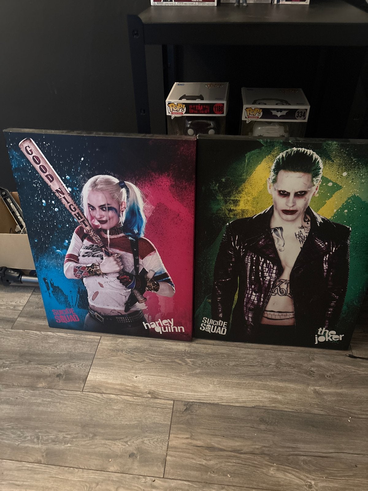 Harley Quinn en The Joker Suicide Squad Canvas Prints, Ophalen, 50 – 75, 50 tot 75 cm, Print