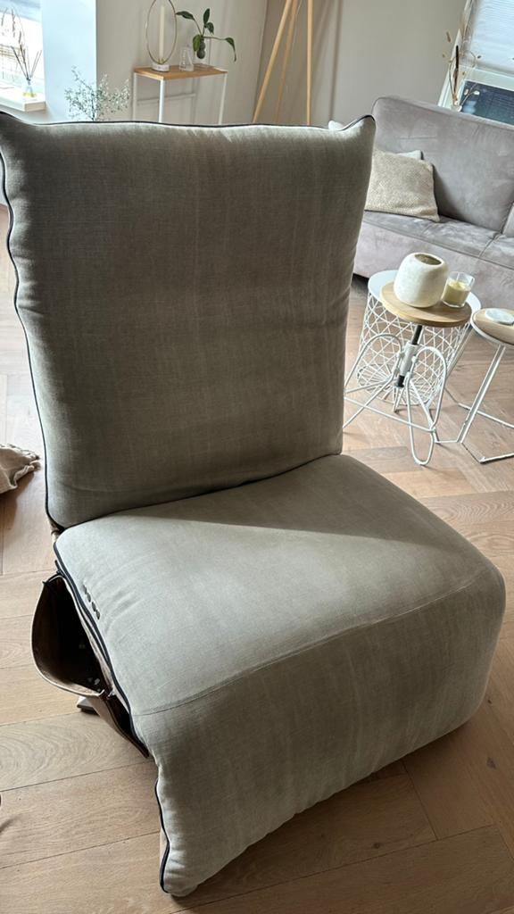 Chill Indi relaxfauteuil elektrisch verstelbaar, Ophalen, Gebruikt, 75 tot 100 cm, Stof