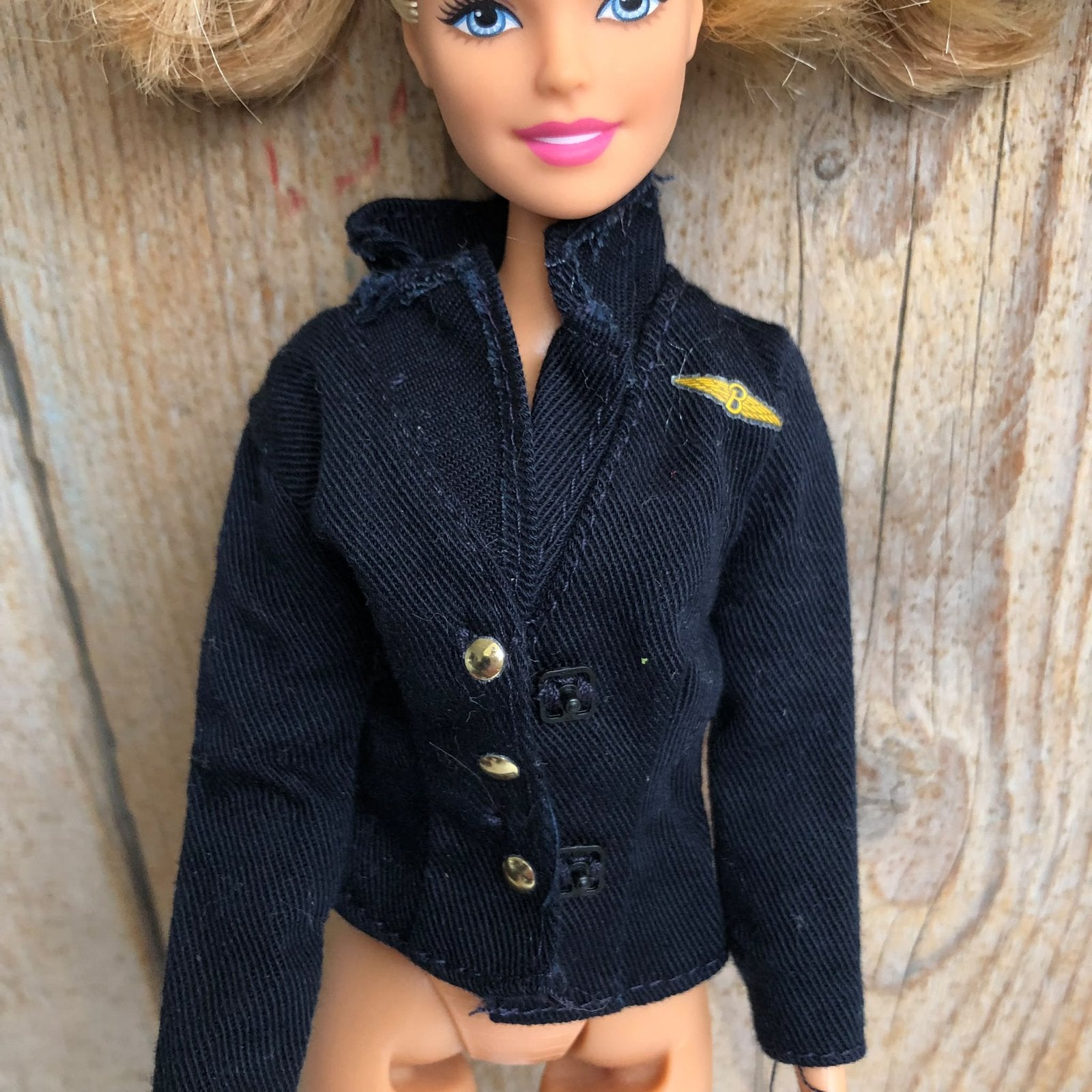Barbie Piloot jasje, Ophalen of Verzenden, Gebruikt, Kleertjes