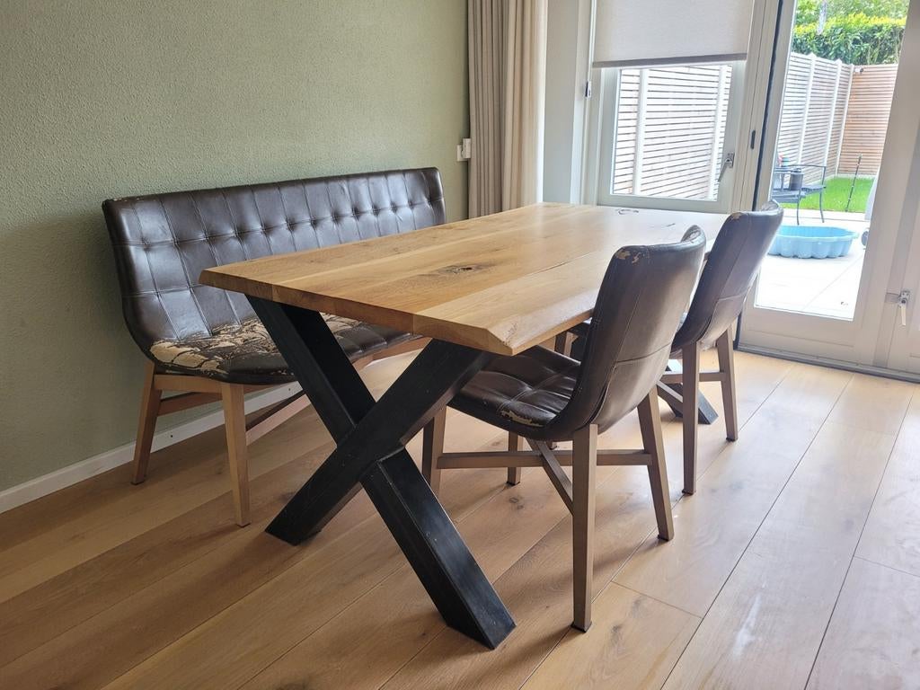 Eetkamerset, Ophalen, Gebruikt, 200 cm of meer, 50 tot 100 cm