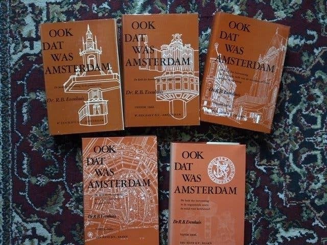 Dr. R.B. Evenhuis: Ook dat was Amsterdam (5 delen), Ophalen of Verzenden, Zo goed als nieuw, Evenhuis