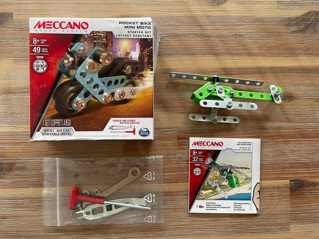 Meccano starter sets, Ophalen of Verzenden, Zo goed als nieuw