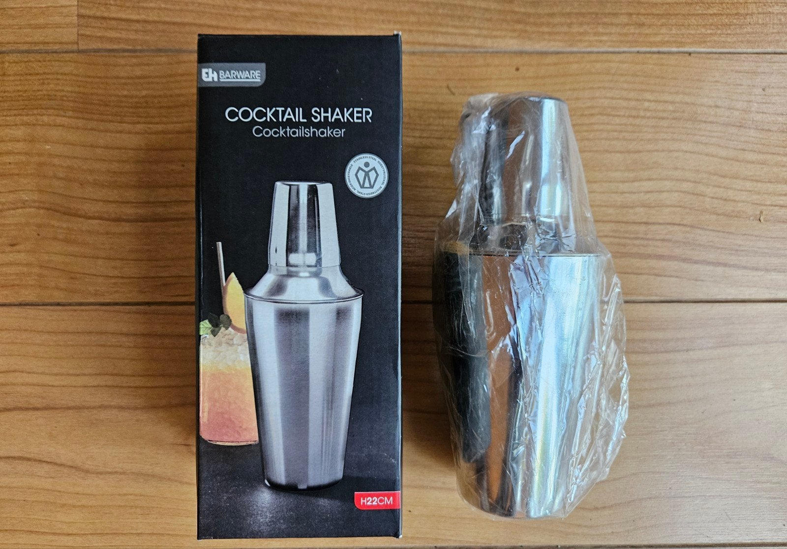 Nieuwe Cocktail Shaker - RVS - 500 ml, Overige typen, Ophalen of Verzenden, Metaal, Overige merken
