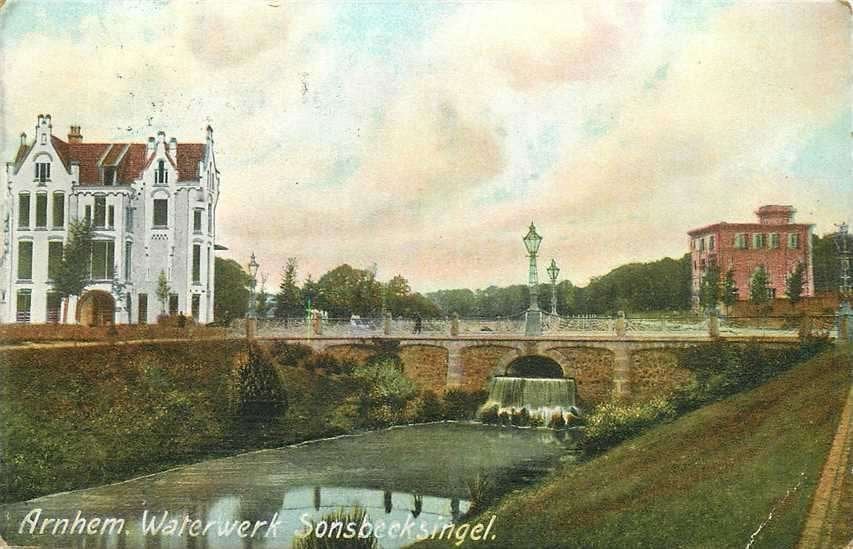300-289-045 Arnhem Waterwerk Sonsbeeksingel, Verzenden, Voor 1920, Gelderland