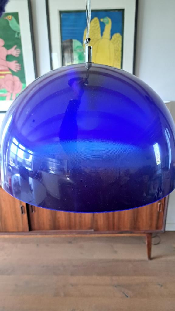 Vintage hanglamp Linea Verdace, Ophalen, Vintage, retro, Kunststof, Gebruikt
