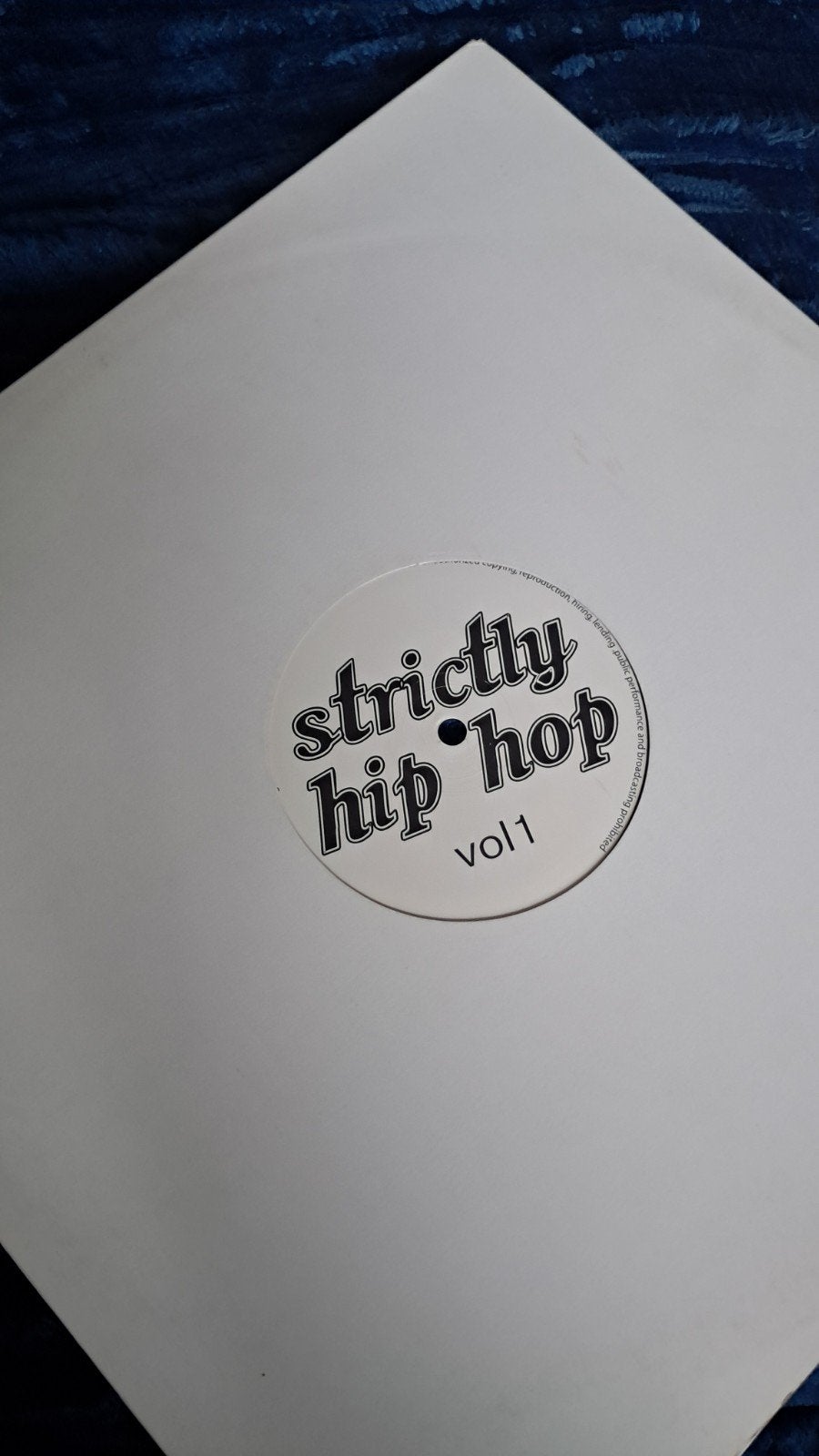 Strictly Hip Hop Vol 1 Vinyl - Promo - VC#001, Ophalen of Verzenden, Gebruikt, Album, Promo