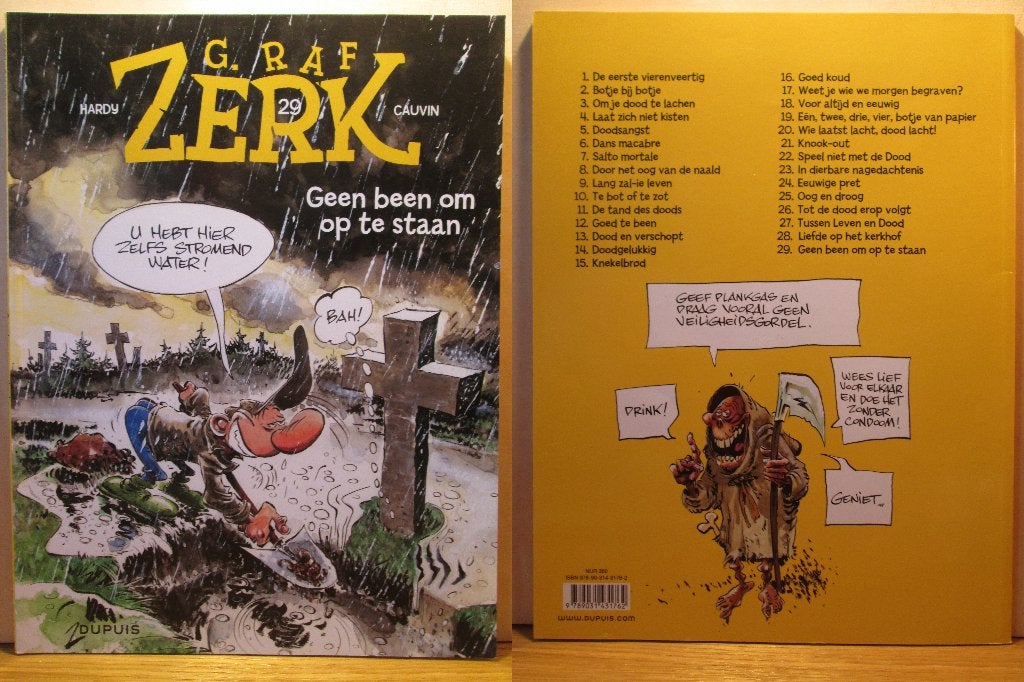 G. Raf Zerk 29 - Geen been om op te staan (SC), Boeken, Eén stripboek, Ophalen of Verzenden, Nieuw, Hardy + Cauvin