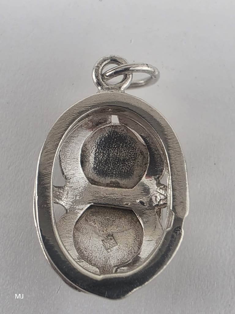 Zilveren hanger Scarabee                                Z144, Gebruikt, ., Ophalen of Verzenden, .