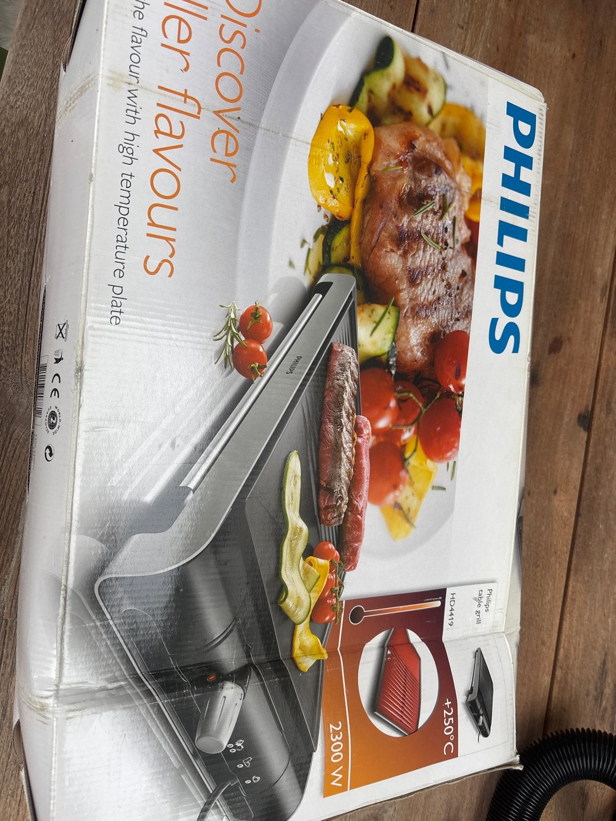 Philips HD4419 Tafelgrill - Nieuw in doos, Ophalen, Zo goed als nieuw, Tafelgrill