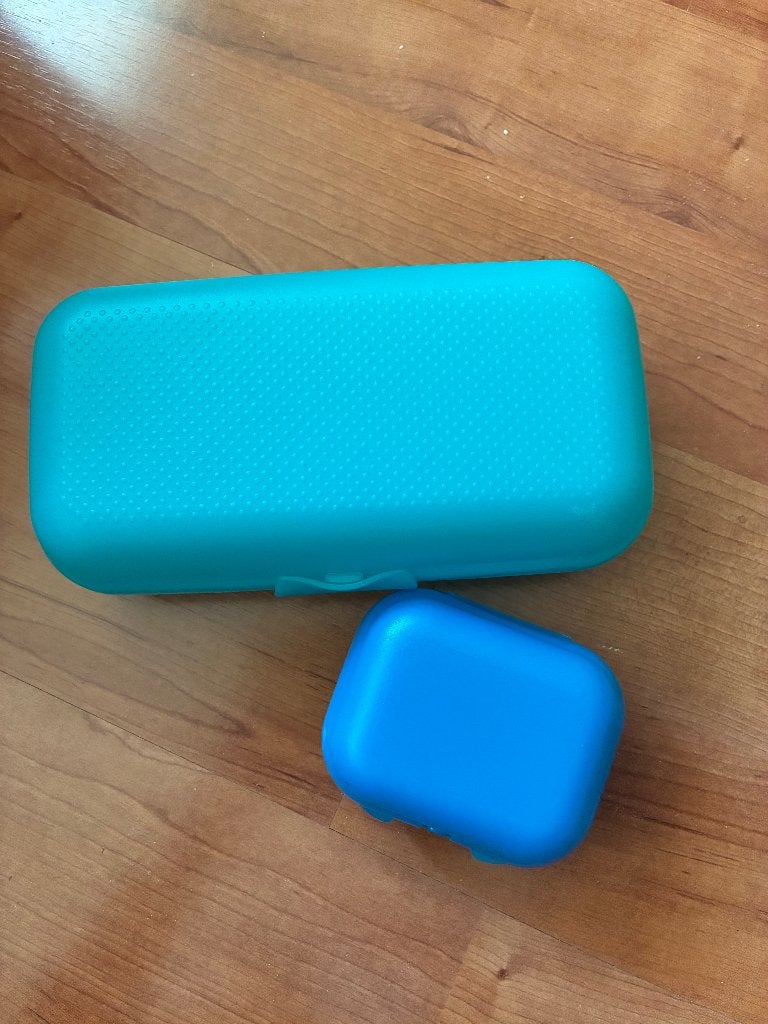 Tupperware lunchbox groot en klein, Huis en Inrichting, Ophalen of Verzenden, Zo goed als nieuw, Overige typen