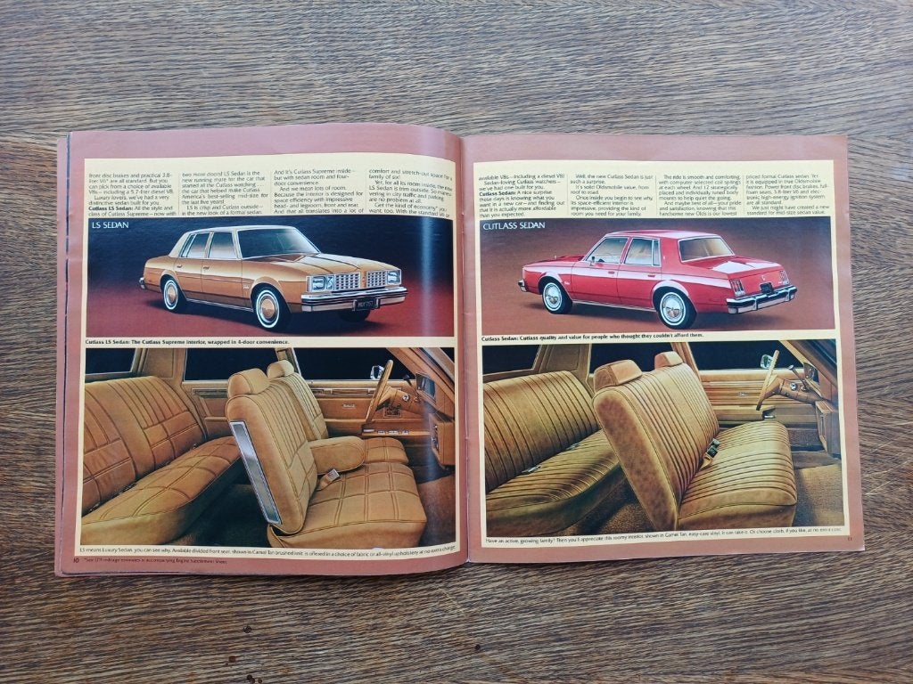 OLDSMOBILE 1980 dealer brochure folder origineel U.S.A., Ophalen of Verzenden, Zo goed als nieuw, Overige merken