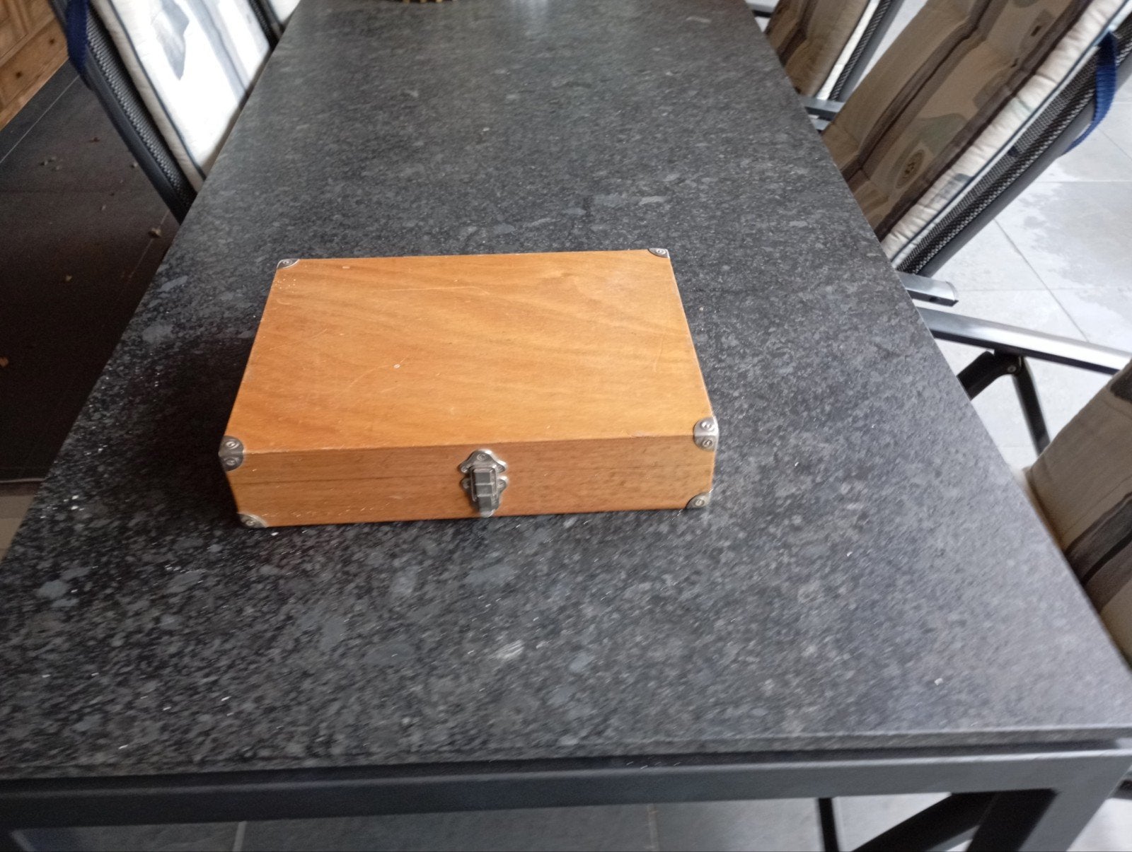 Black & Decker Tacker KX428E met houten doos, Ophalen, Gebruikt, Tacker/nietmachine
