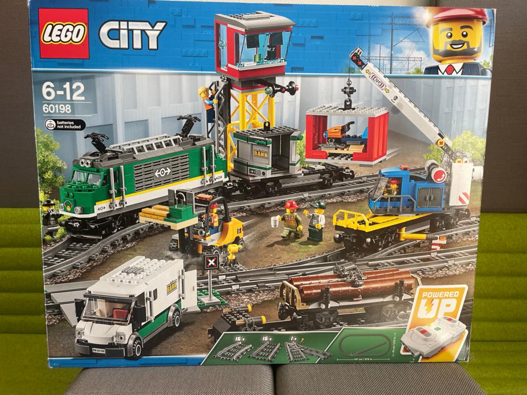 Lego City Vrachttrein 60198, Lego, Ophalen of Verzenden, Compleet, Complete set