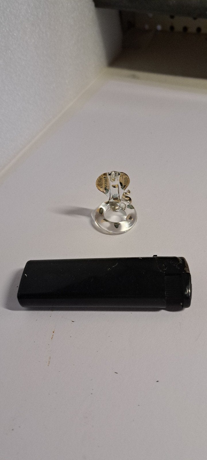 Mooie nieuw glazen beeldje (slang), Overige merken, Overige materialen, Nieuw, Ophalen of Verzenden