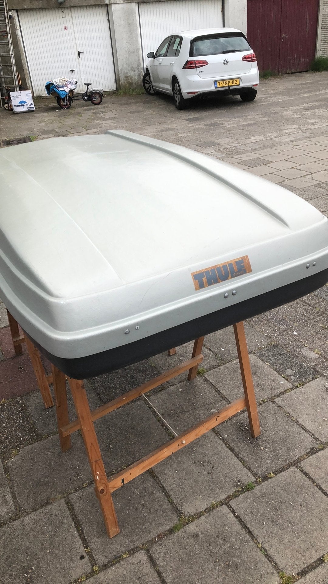 Aangeboden Thule Weekender bagagebox / dakkoffer., Auto diversen, Dakkoffers, Ophalen, Gebruikt