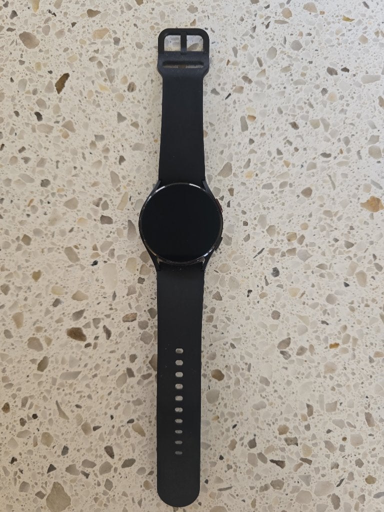 Samsung galaxy watch 4 40mm zgan, Sieraden, Tassen en Uiterlijk, Smartwatches, Zwart, Ophalen of Verzenden, Zo goed als nieuw