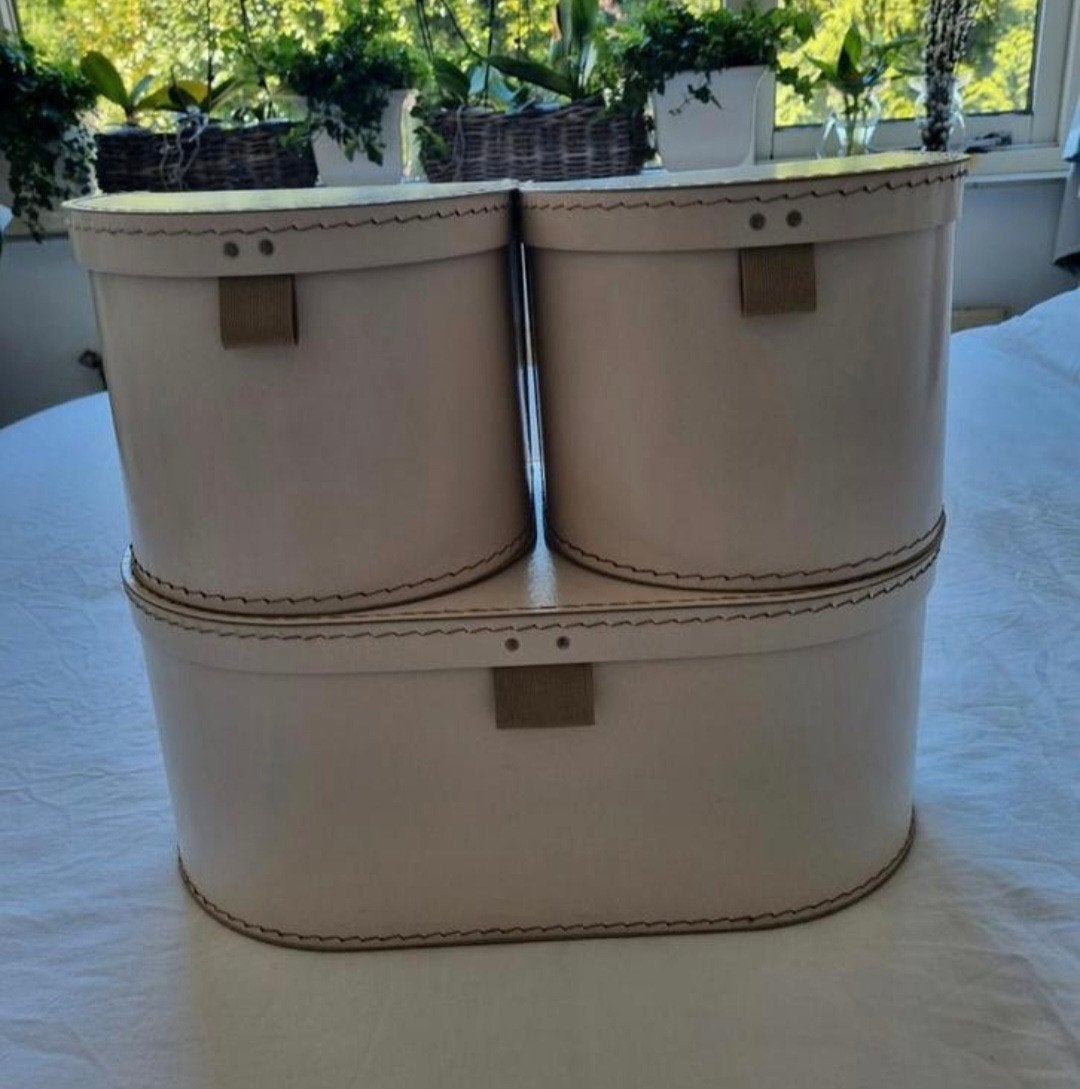 Ikea opbergdozen set, Ophalen of Verzenden, Zo goed als nieuw