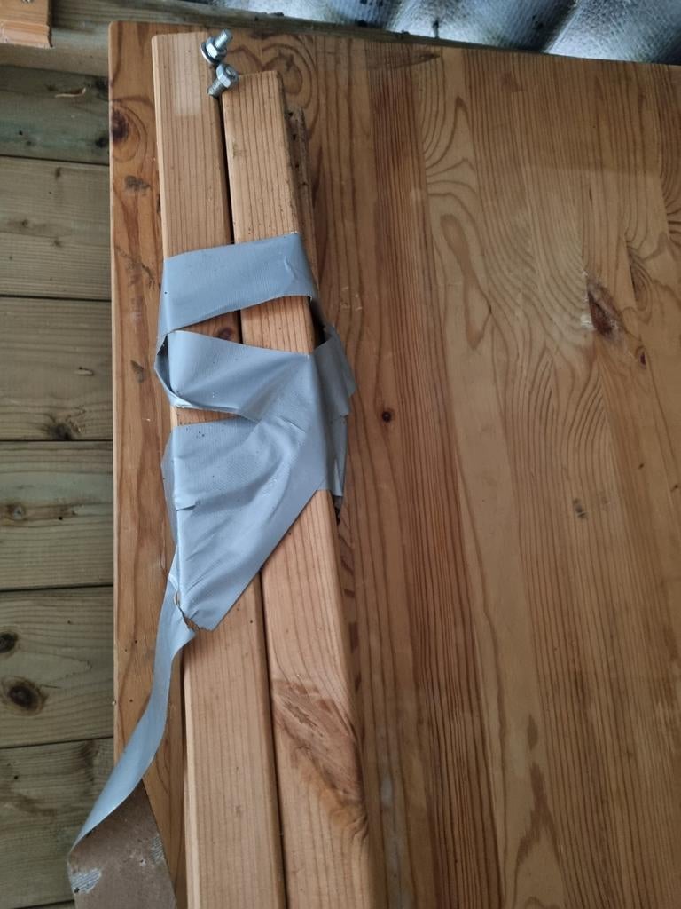 Gebruikte houten planken en balken, Doe-het-zelf en Verbouw, Hout en Planken, Gebruikt, Ophalen of Verzenden, 50 mm of meer, Balk