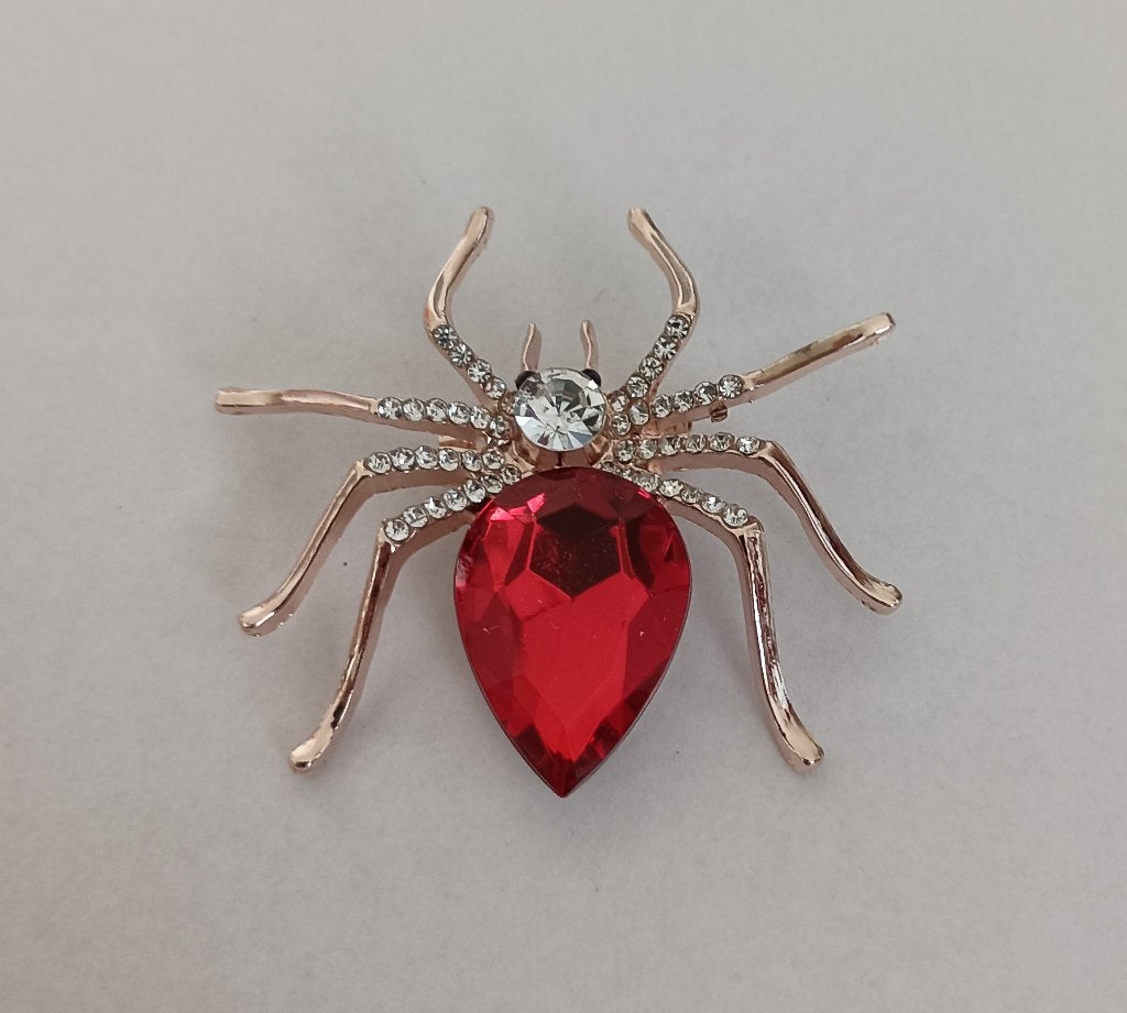 Spin broche, Overige materialen, 4 tot 7 cm, Overige kleuren, Nieuw