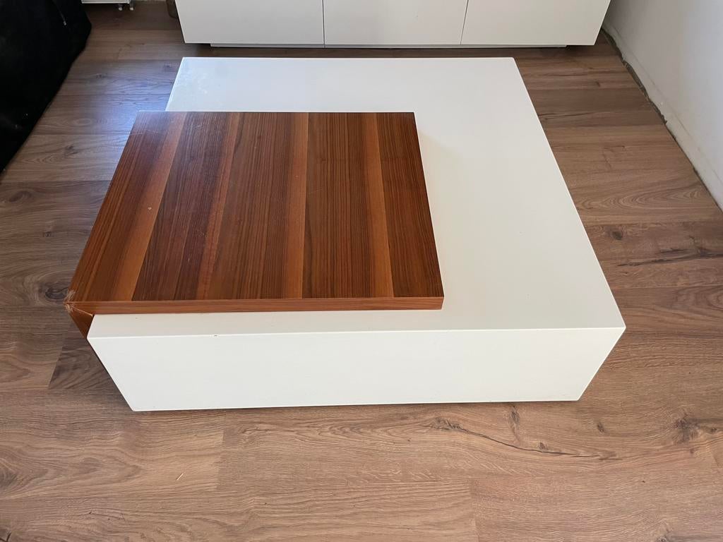 Salontafel, Huis en Inrichting, Tafels | Salontafels, Ophalen, Overige materialen, Strak, Gebruikt